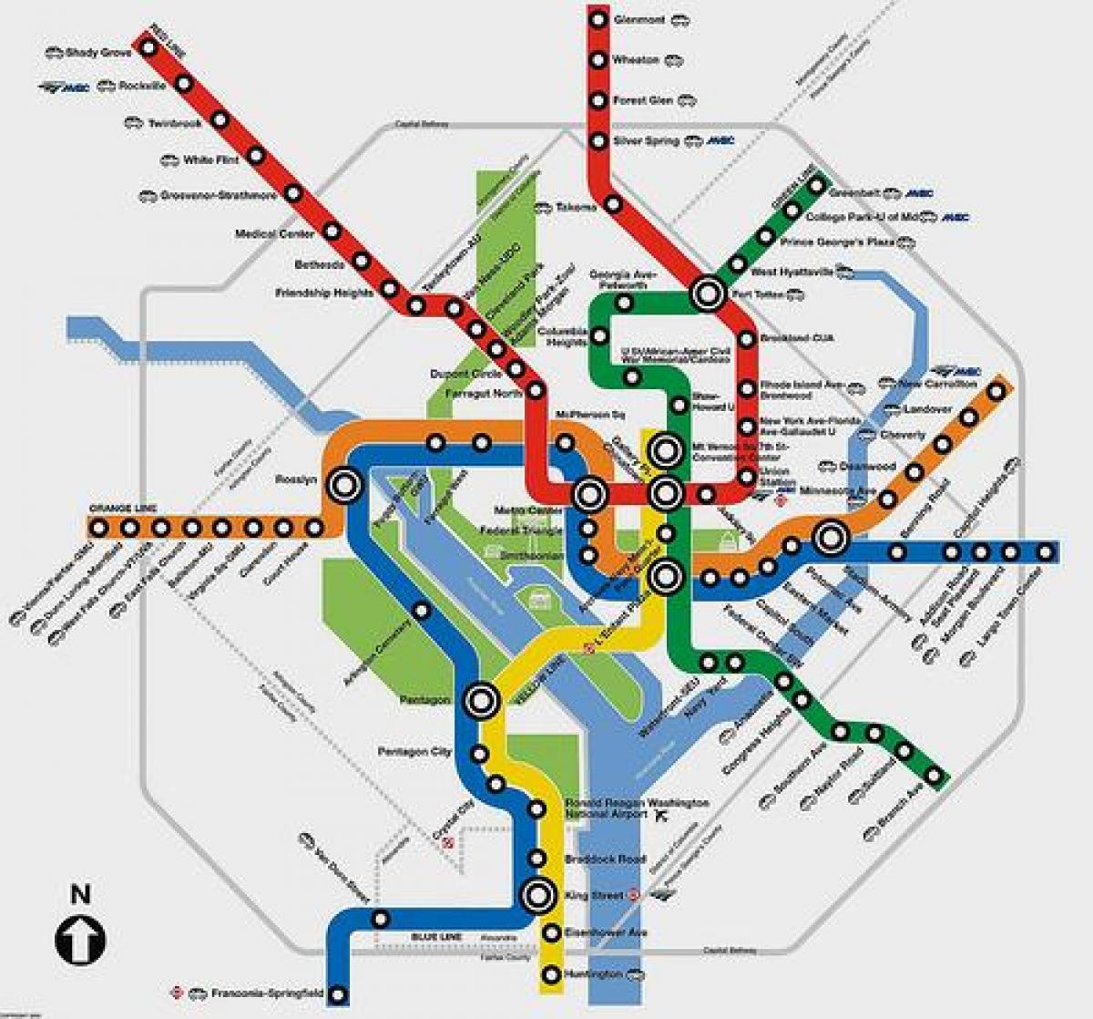 dc metro peta perancang