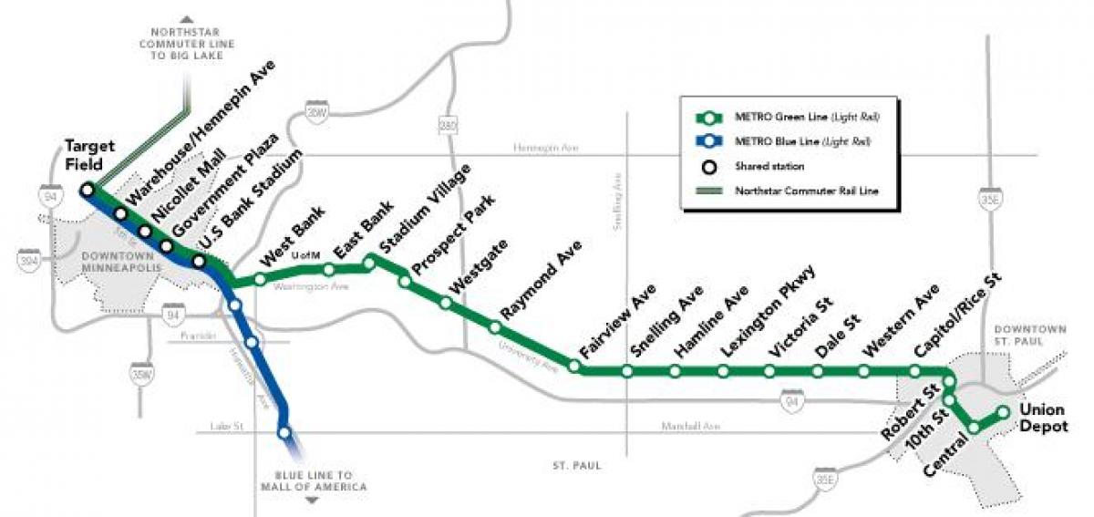 garis hijau peta dc metro