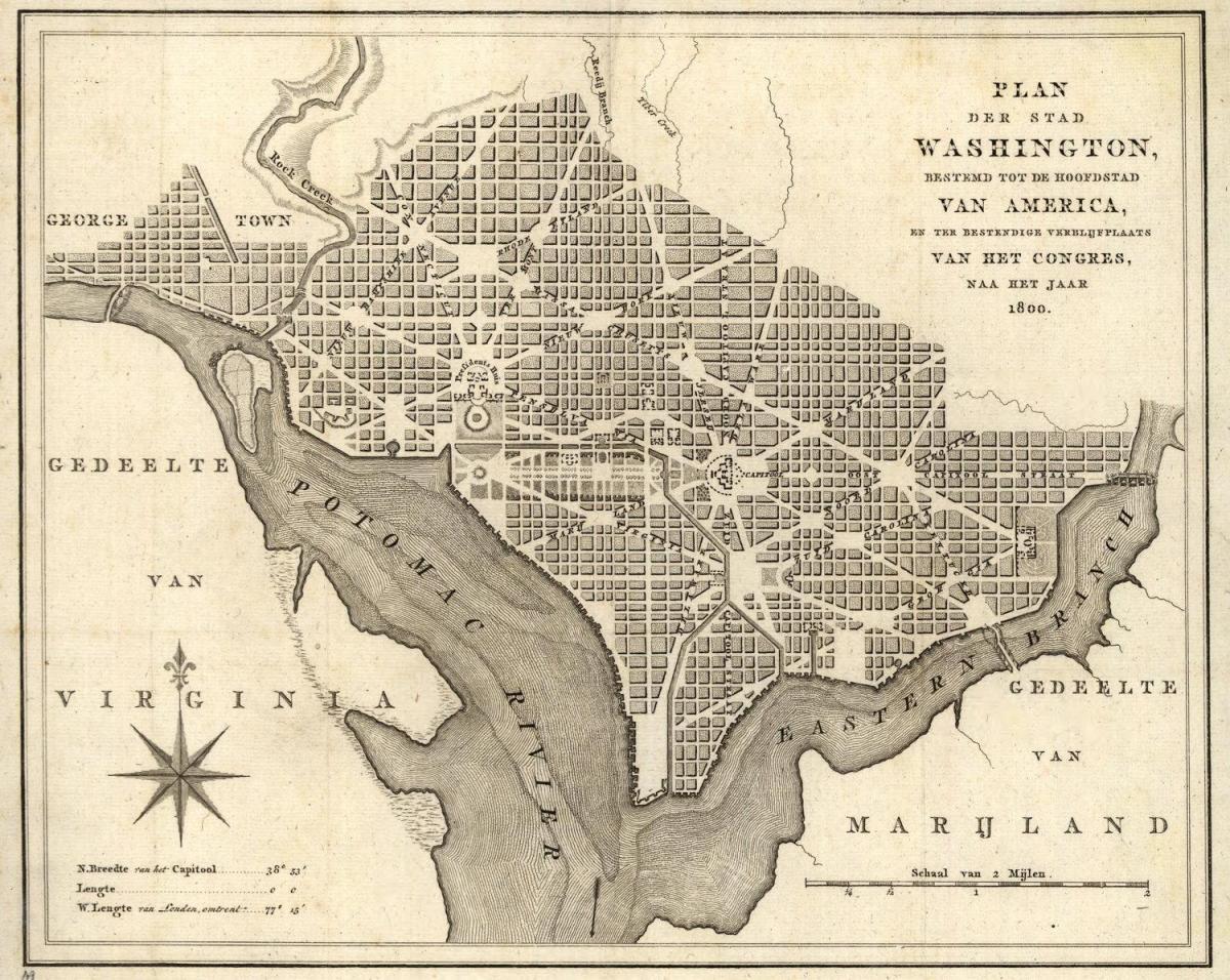 peta - peta sejarah washington dc