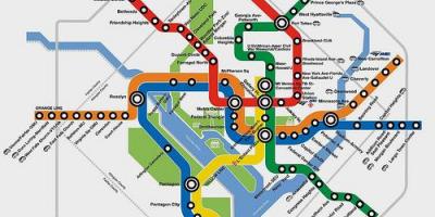 Dc metro peta perancang
