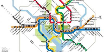 Washington dc metro rail peta