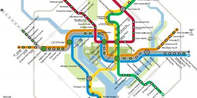 Washington metro stesen peta