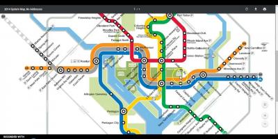 Dc metro peta perjalanan
